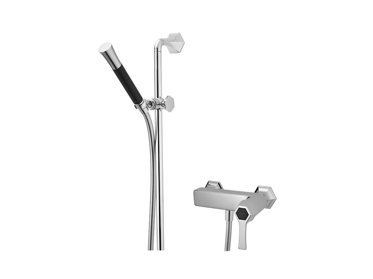 Single lever shower mixer, with shower set CHERIE_CH000464 by Cisal