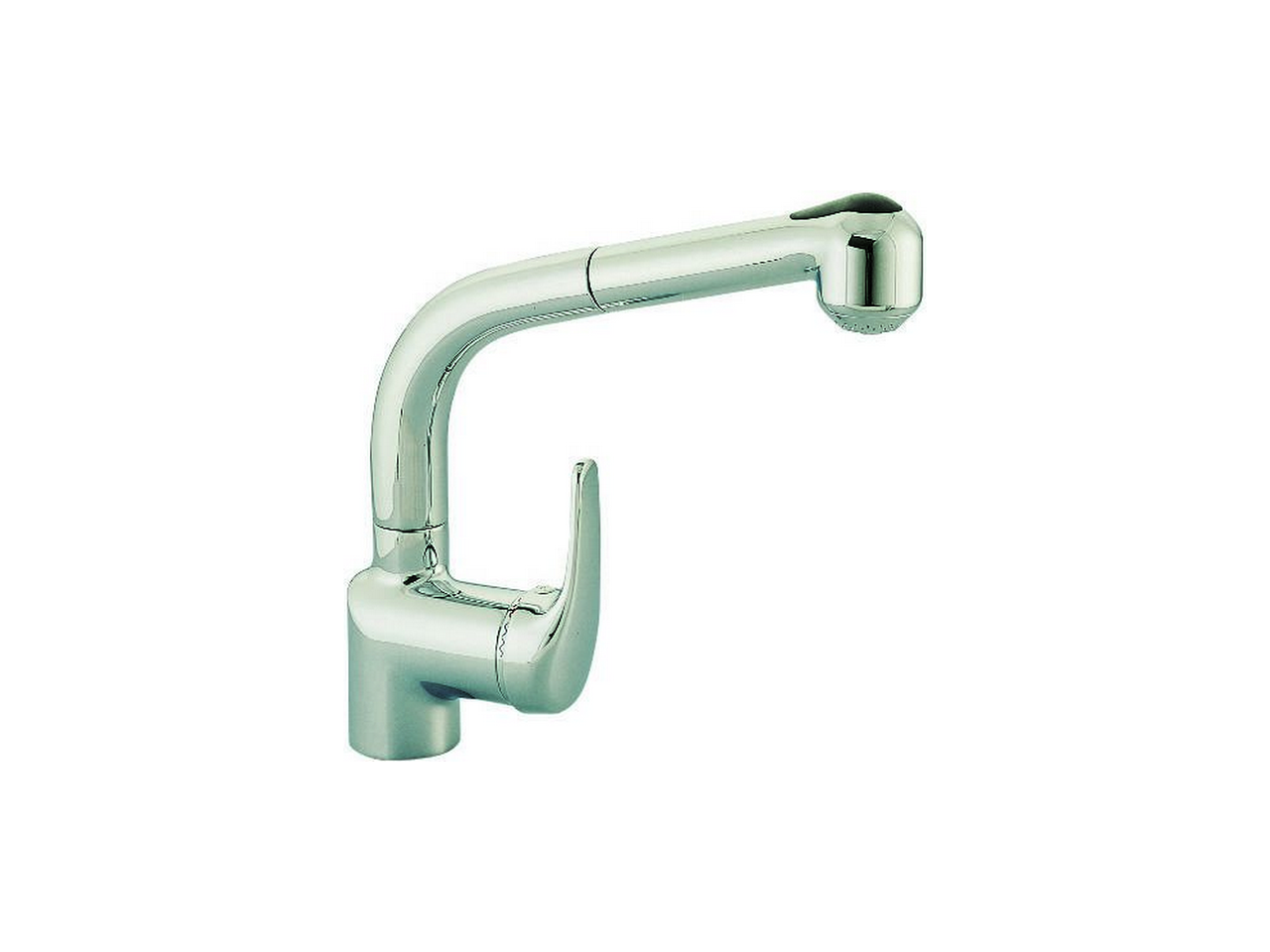 Single lever sink mixer with extrac.shower KITCHEN_EU000570 by Cisal