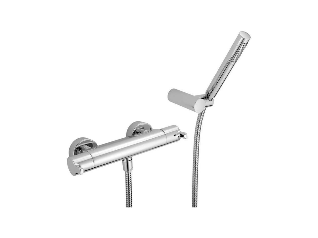 Thermostatic shower mixer, with shower set TENDER_C2D01010 by Cisal