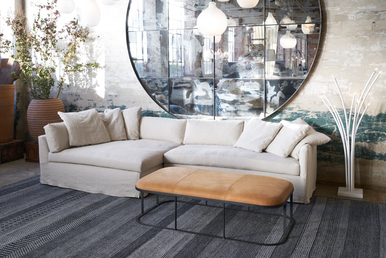 Ace Ottoman by Cisco Brothers