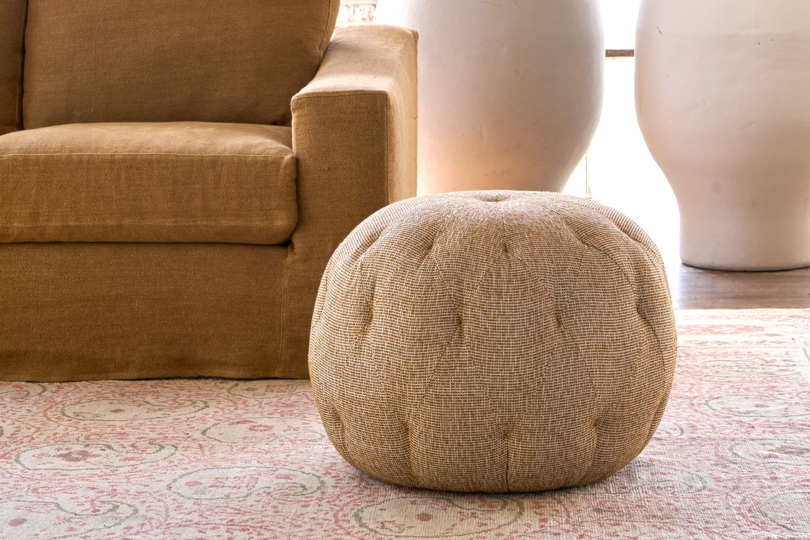 Pouf Ottoman 26 by Cisco Brothers