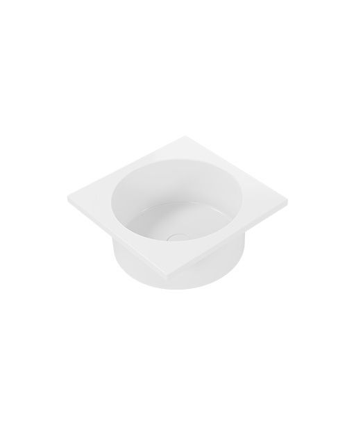 VENTI.26 lavabo in ceramica cm. 48×48 altezza vasca interna 18 cm by COLAVENE