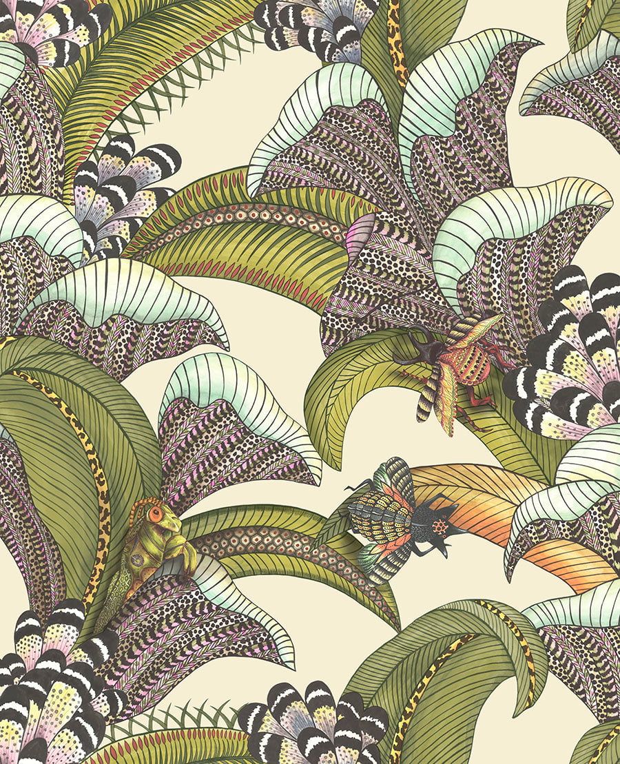 Hoopoe Leaves by Cole & Son