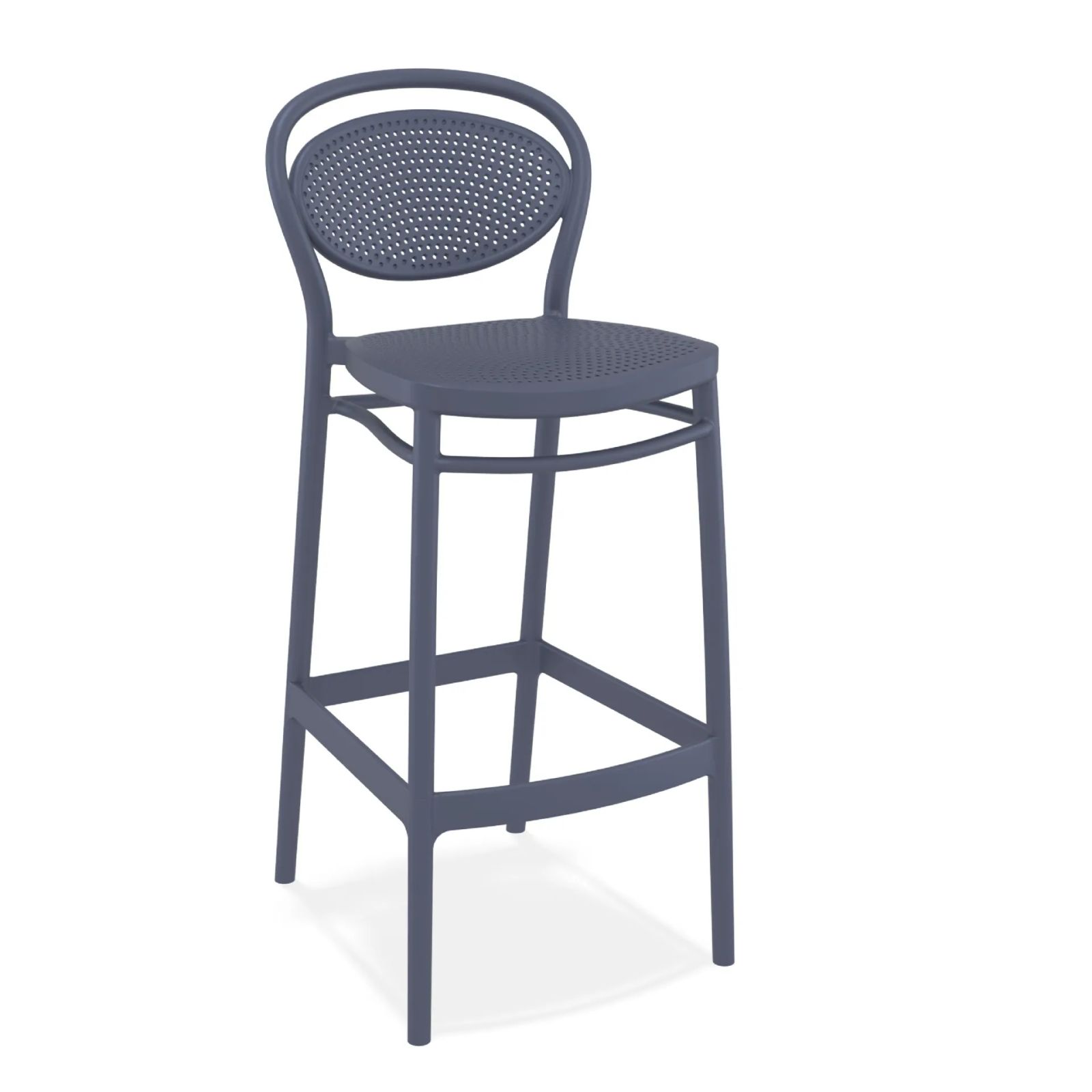 Marcel Barstool Anthracite by Contral