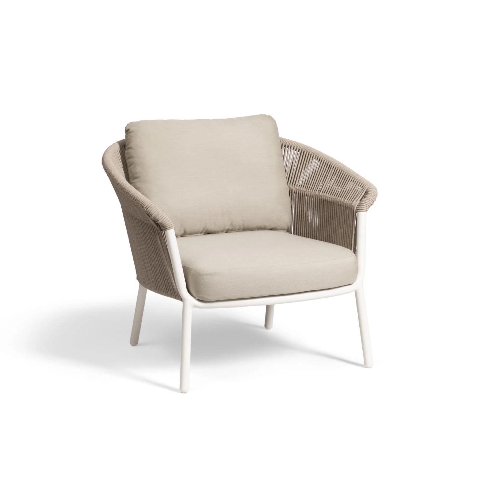 Lake Armchair White/Beige by Contral