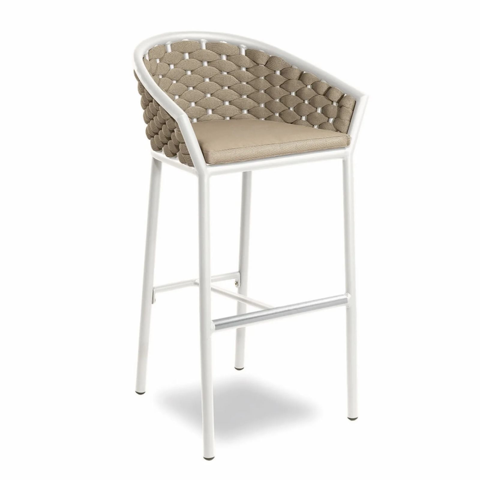 Dub Barstool White/Beige by Contral