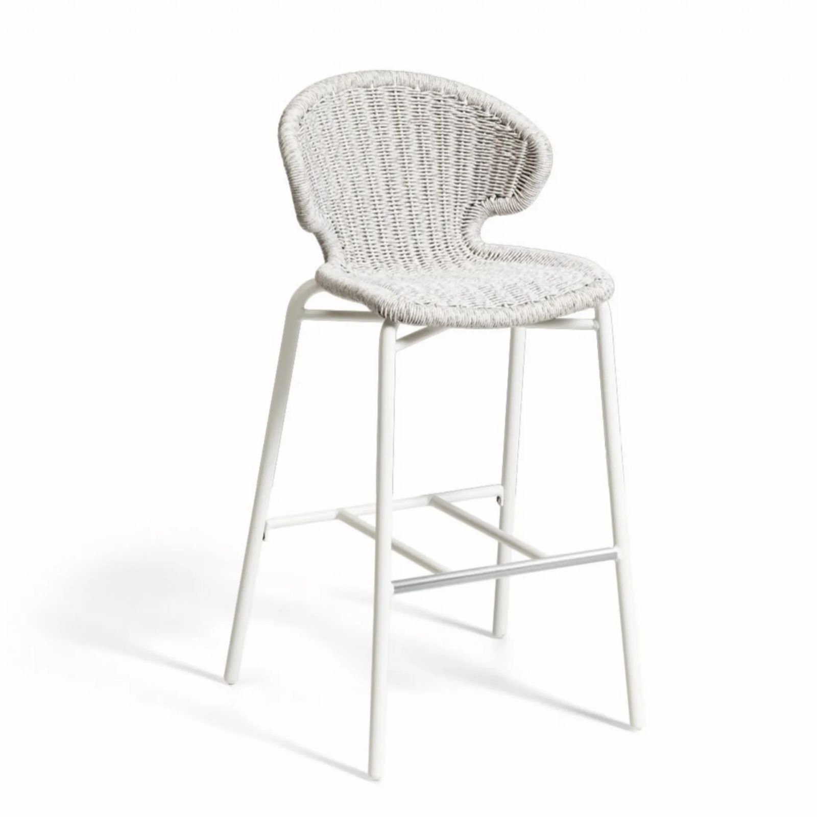 Orly Barstool White by Contral