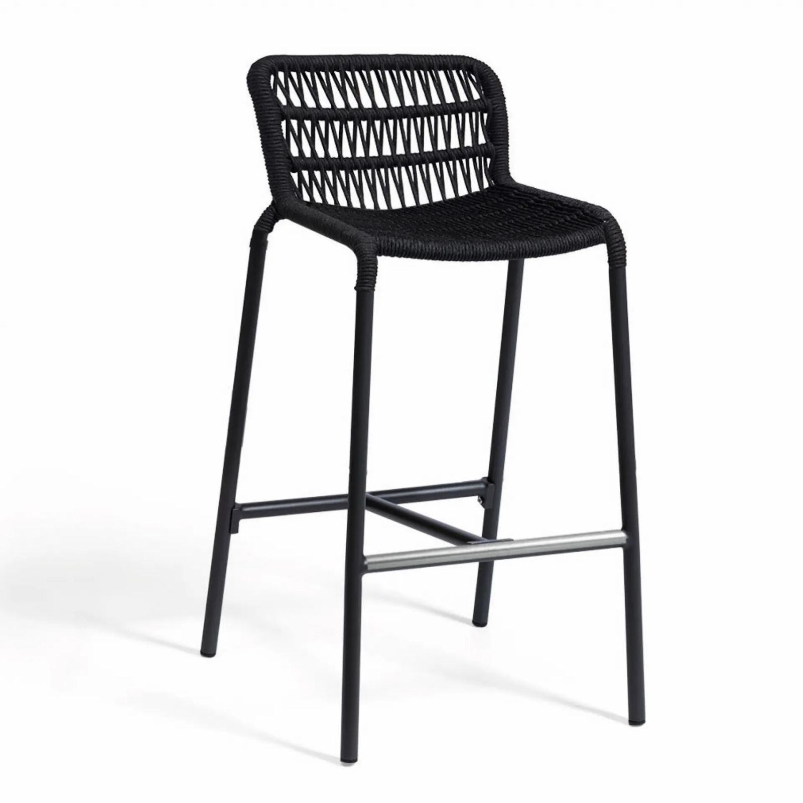 Leaf Barstool Anthracite by Contral