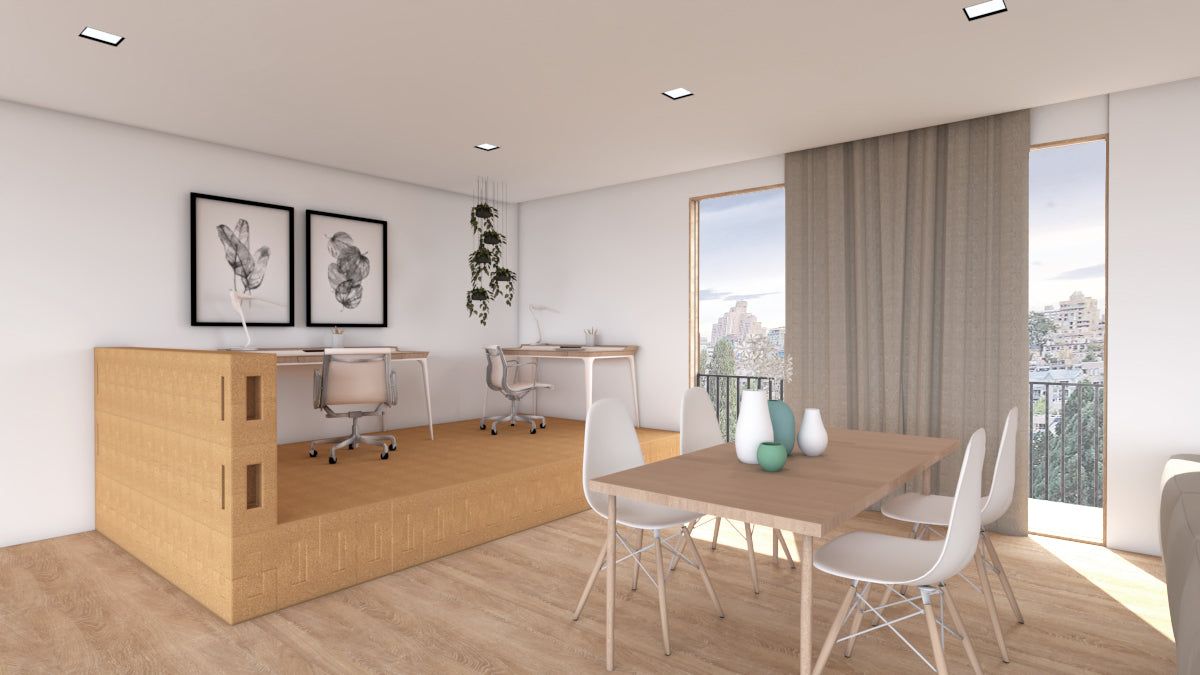 Bilbao Raised Platform by Corkbrick Europe