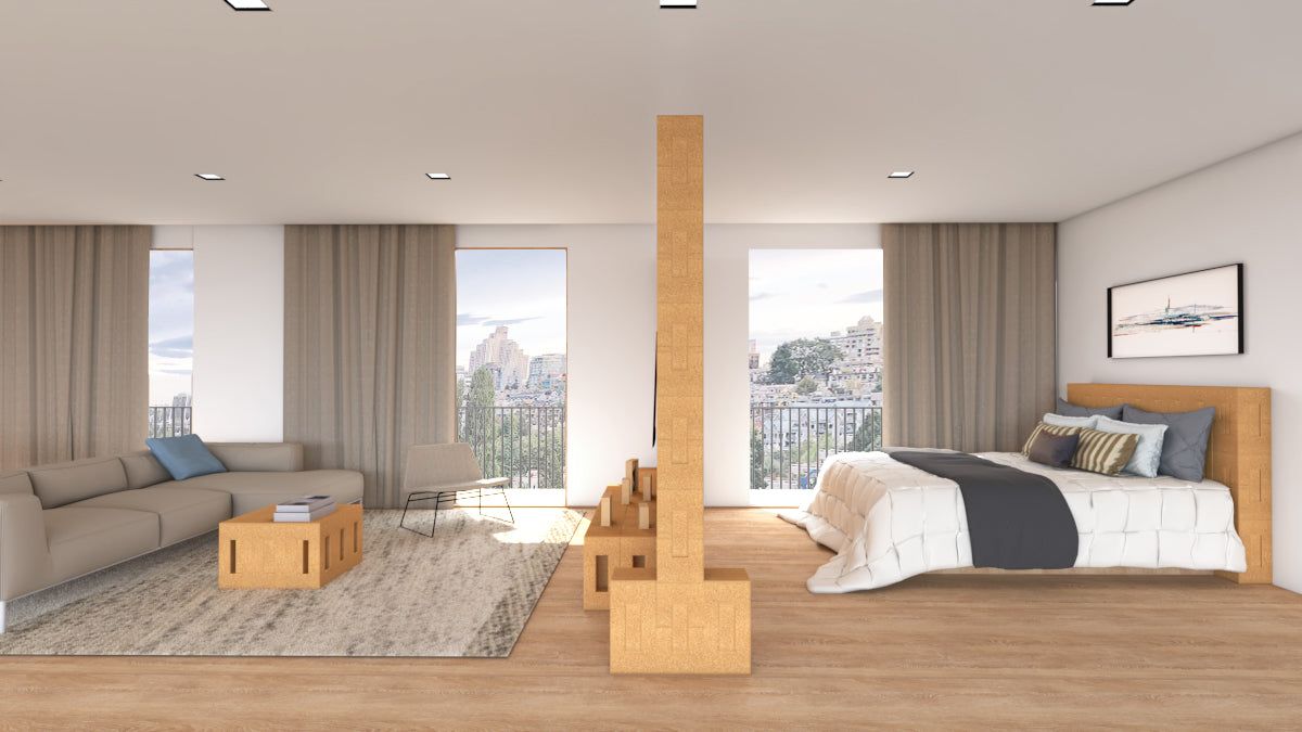 Nilo Headboard by Corkbrick Europe