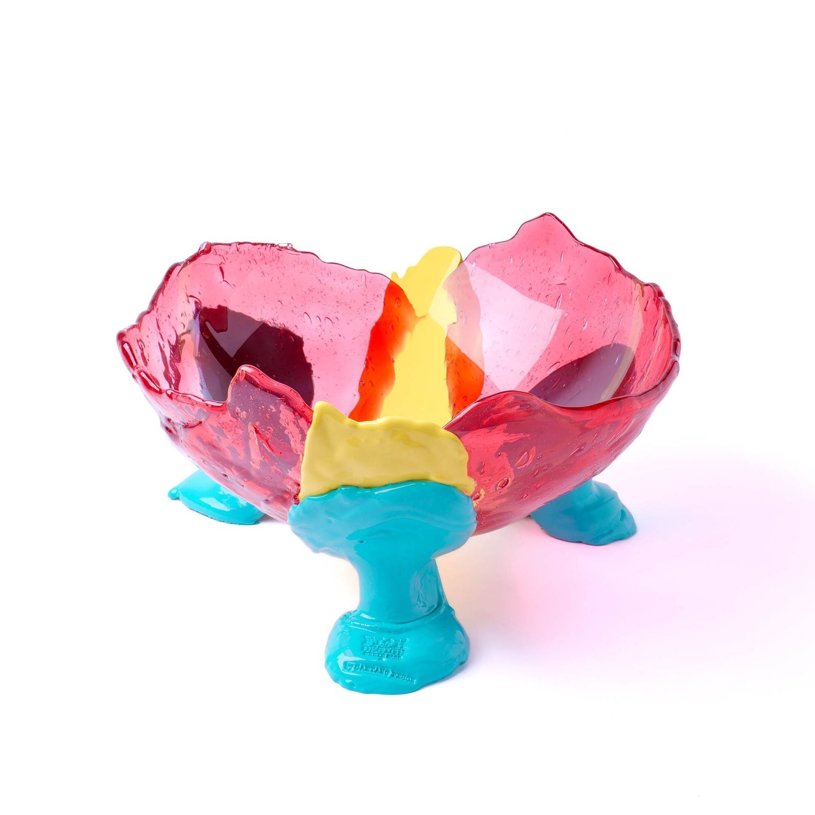 Big Collina Extra Colour L - Clear Light Fuchsia, Pastel Yellow, Turquoise by corsi design