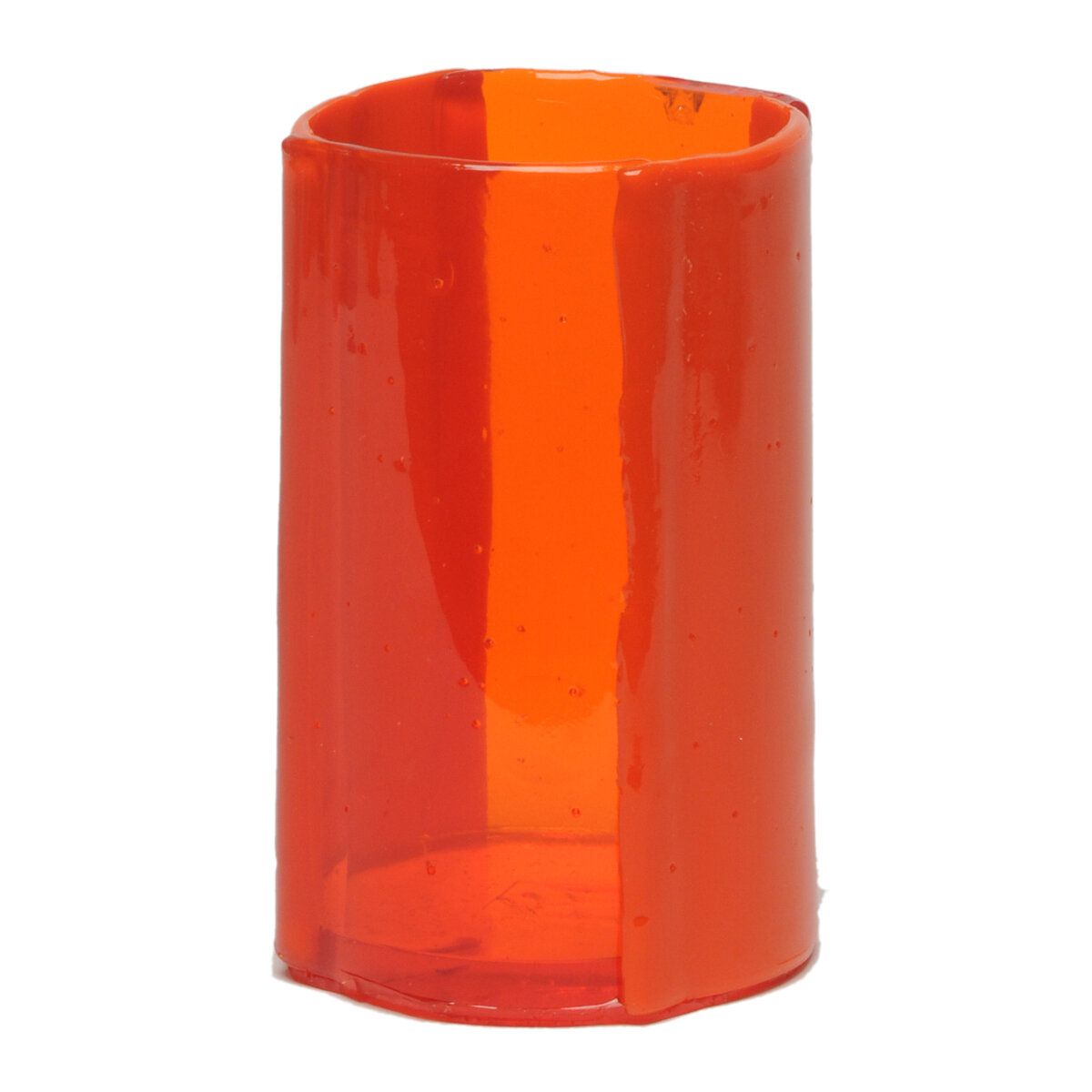 Four Lines Vase - Clear Orange, Matt Orange by corsi design