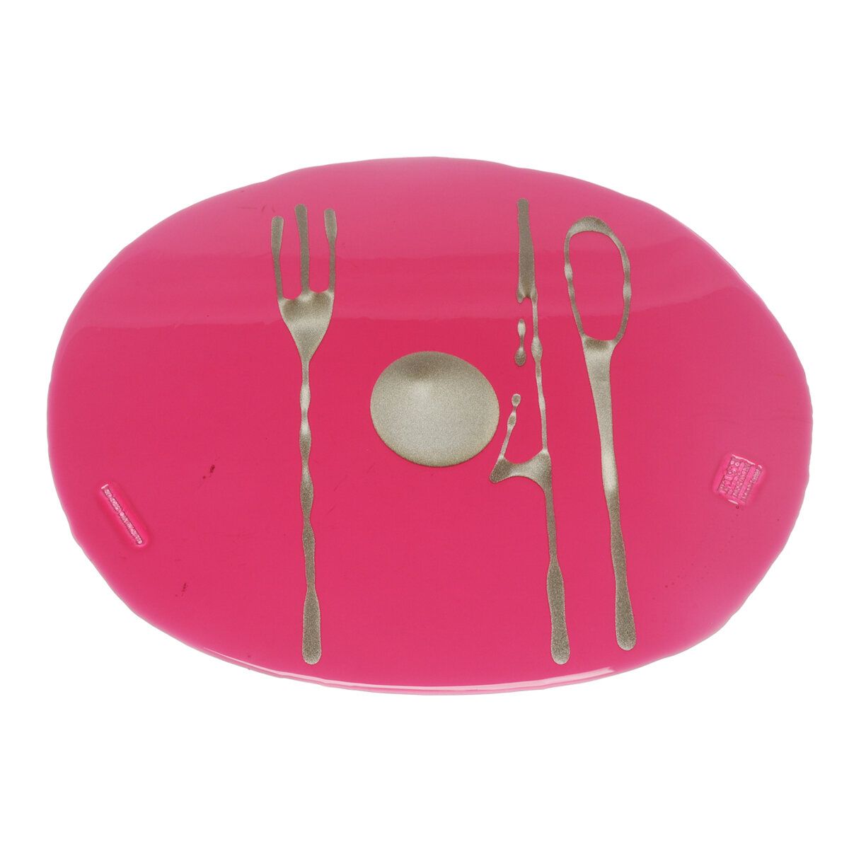 Table-Mates - Clear Fuchsia, Bronze by corsi design