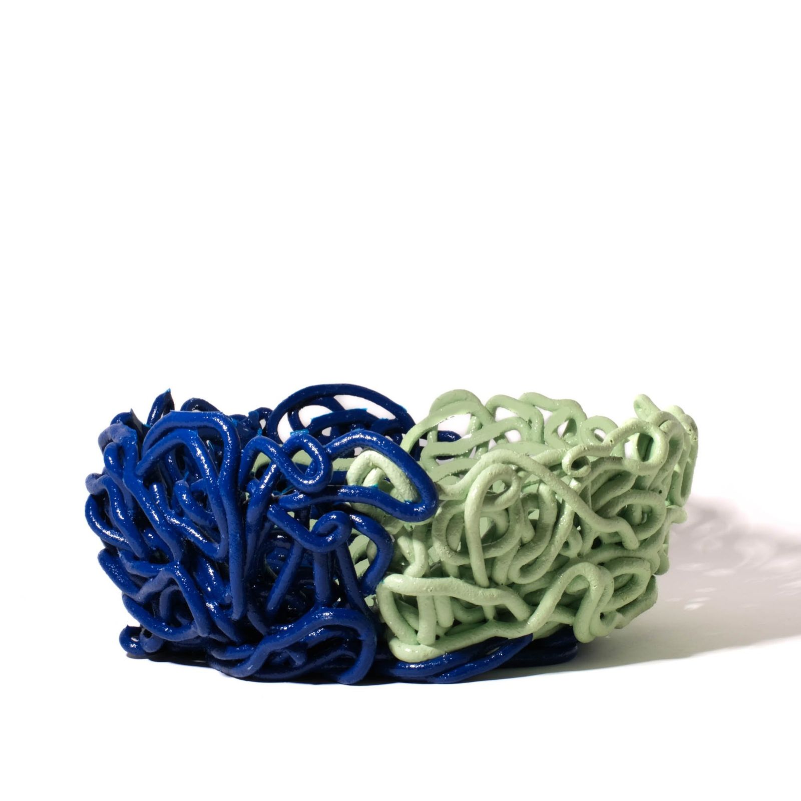 Tutti Frutti II Special Basket  L - Matt Aqua, Matt Blue by corsi design