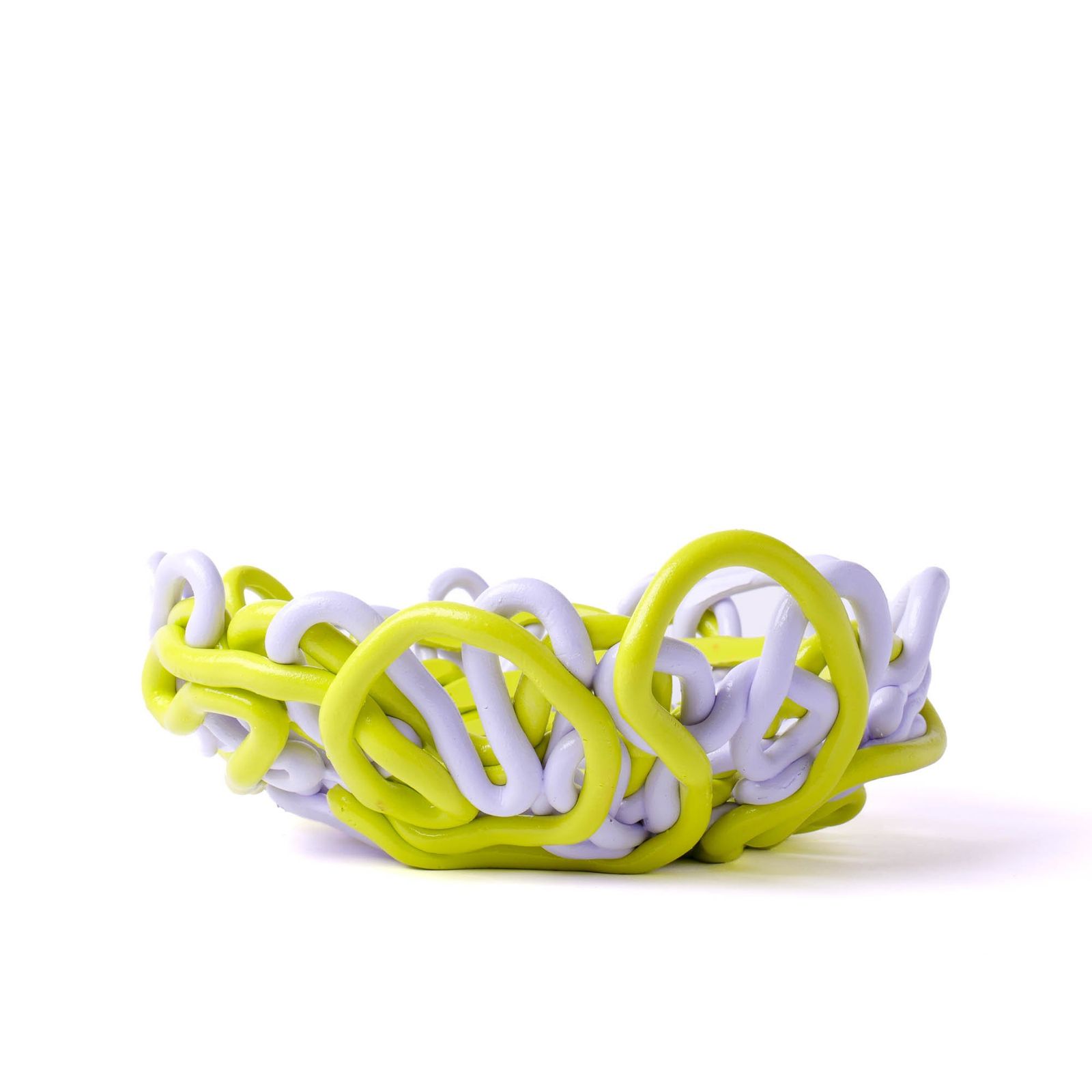 Tutti Frutti II Special Basket  M - Matt Lilac, Fluo Yellow by corsi design