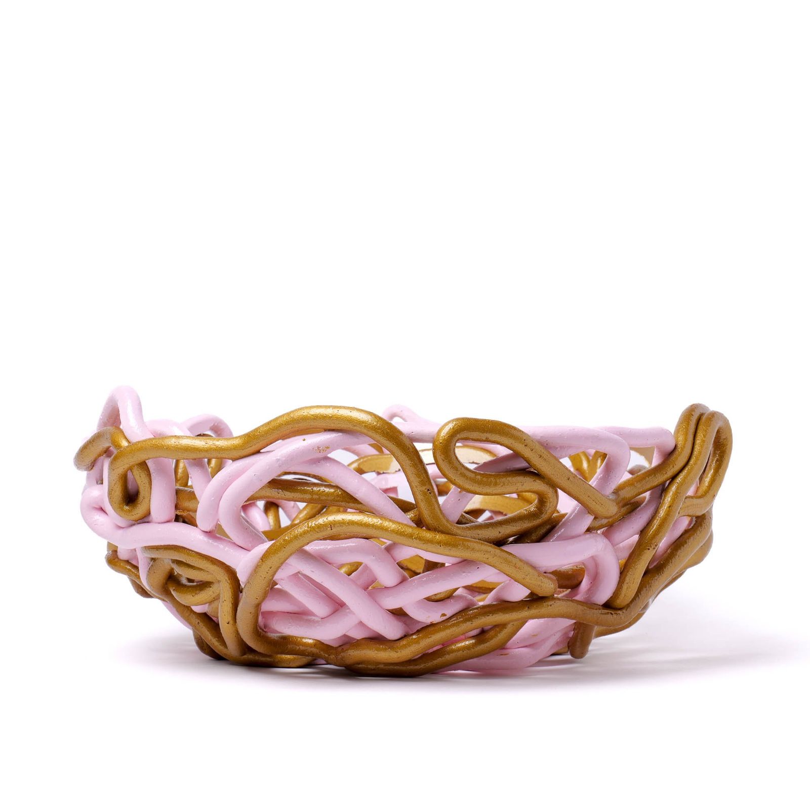 Tutti Frutti II Special Basket - Pastel Pink, Gold by corsi design