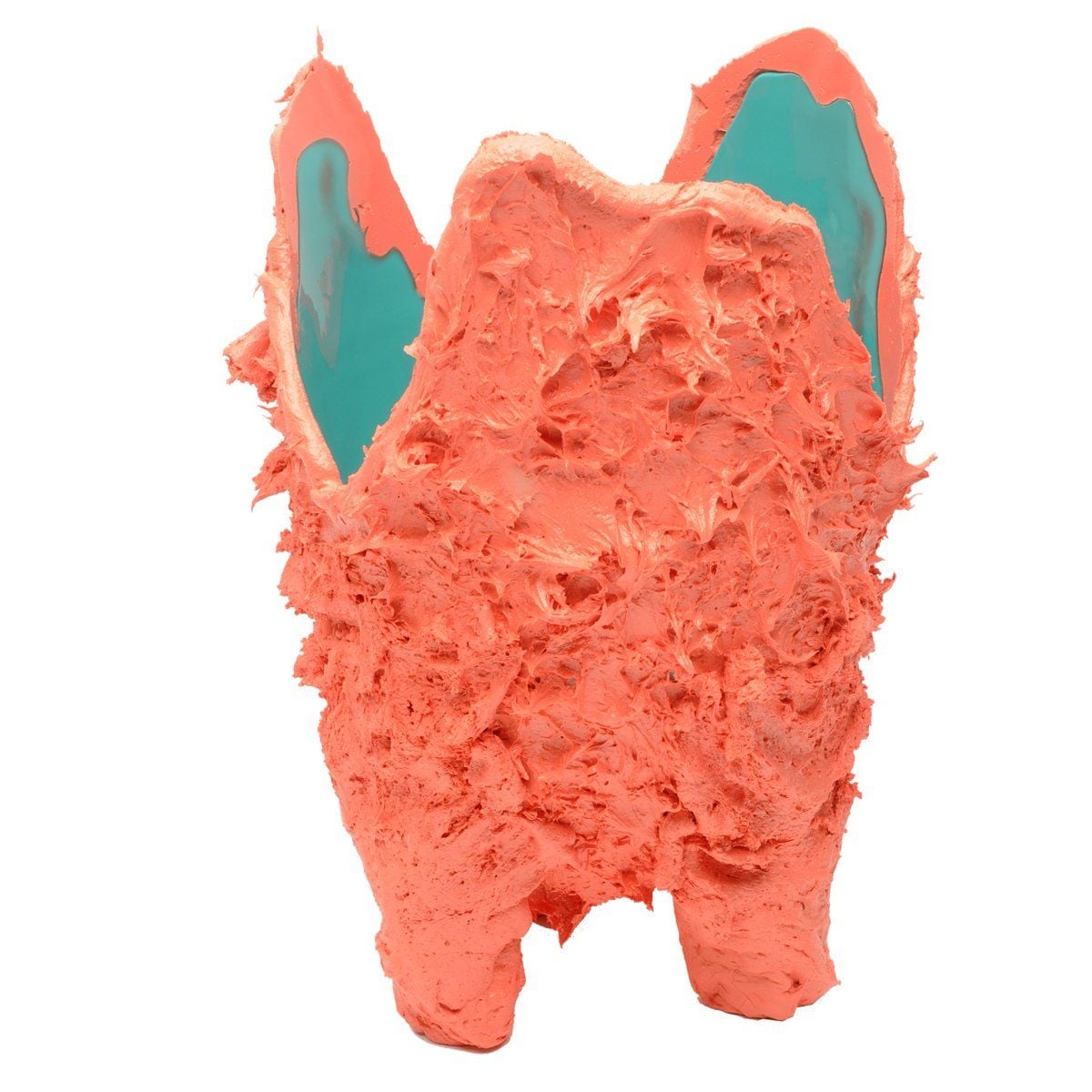 Lava Vase - Matt Ocean And Matt Dark Salmon by corsi design
