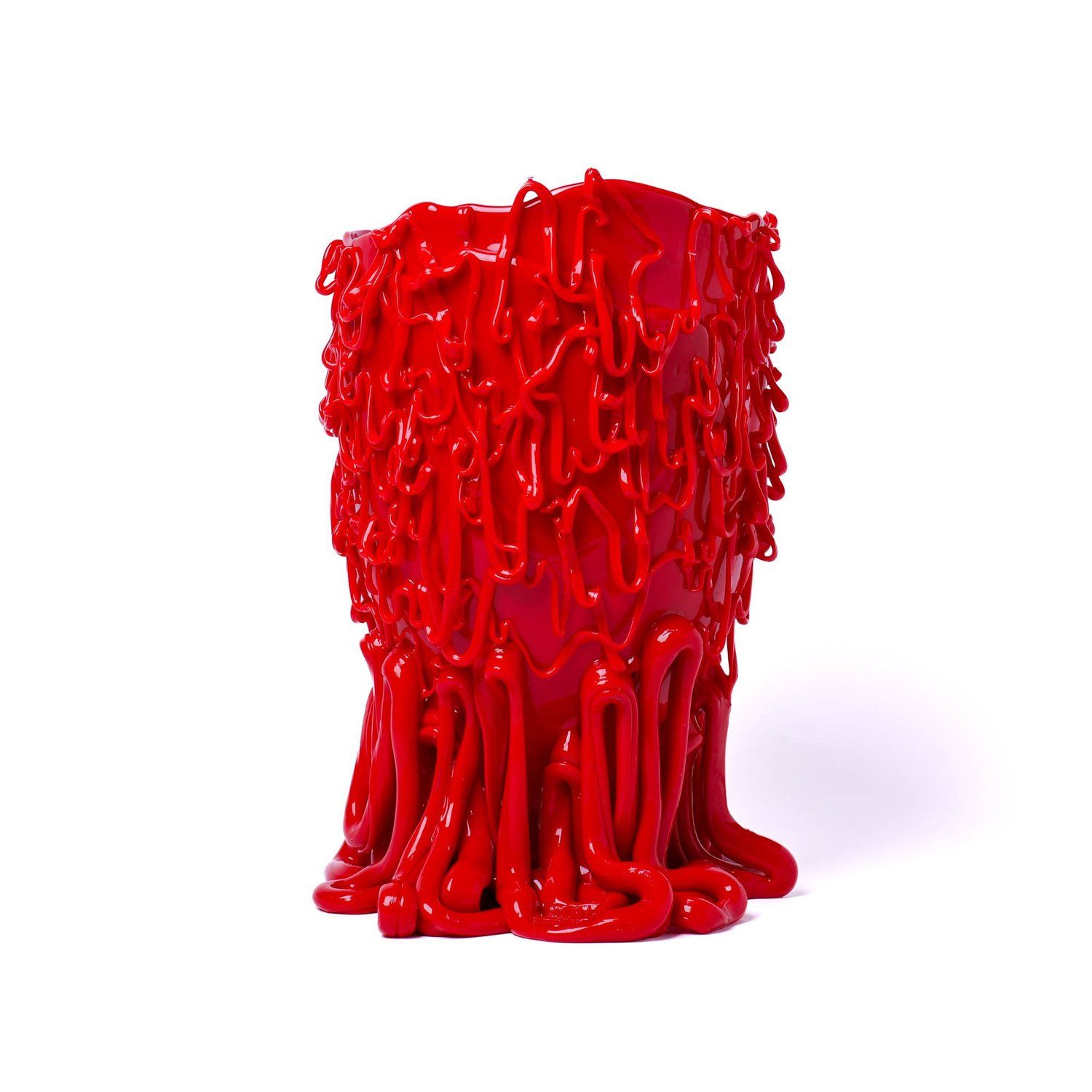 Medusa Vase - Matt Red by corsi design