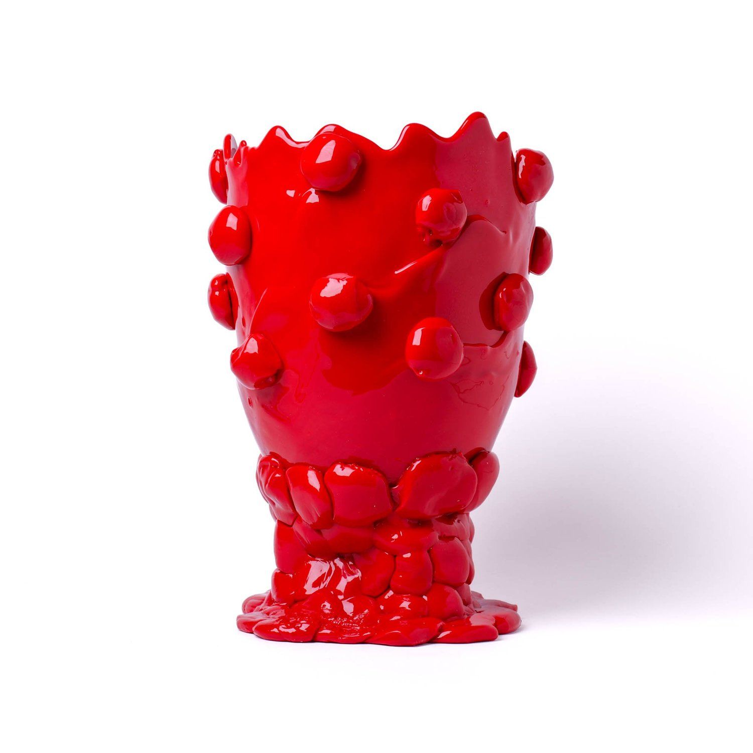 Nugget Vase - Matt Red by corsi design