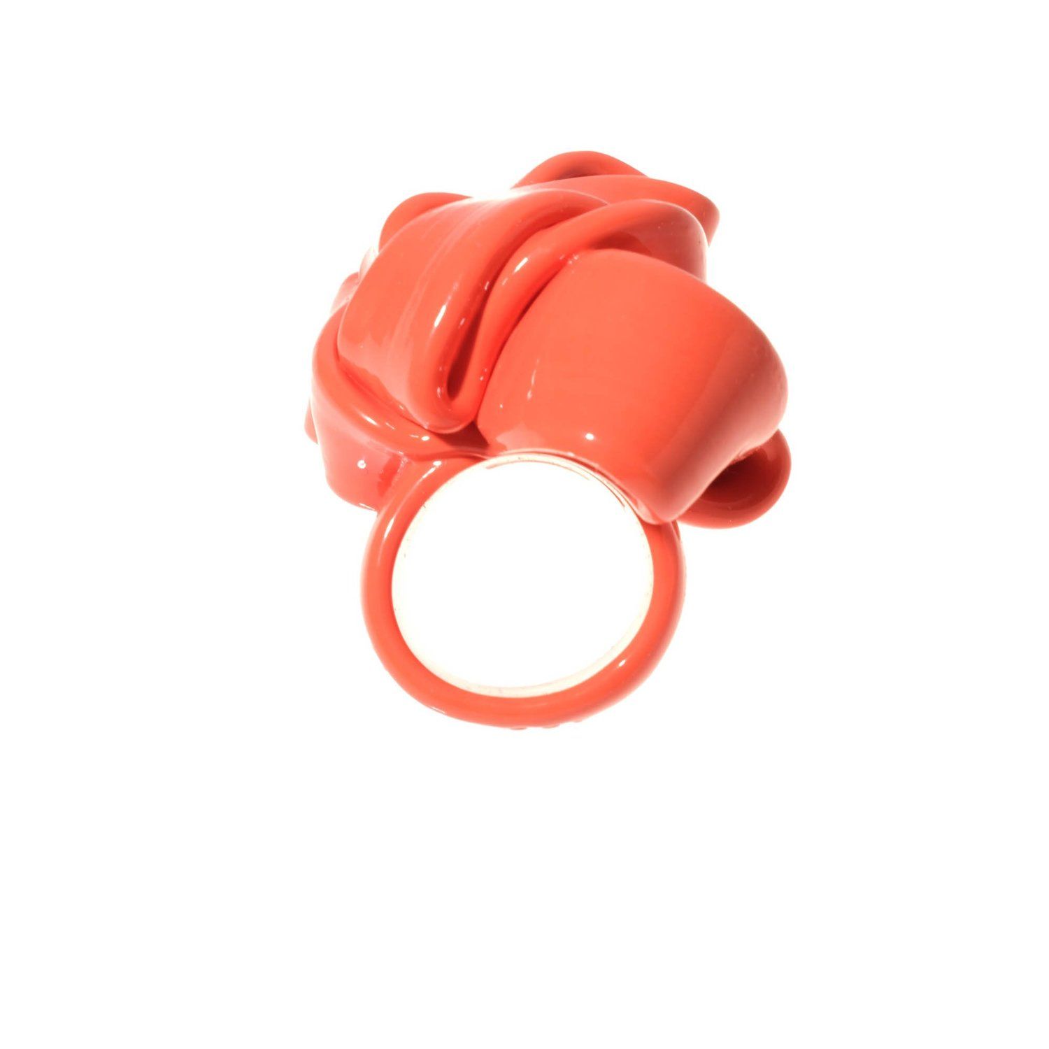 Ribbon Ring - Matt Pastel Orange by corsi design