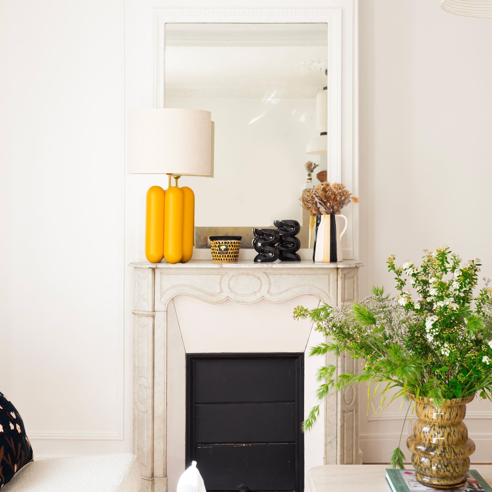 The large Charlotte Lamp - Amber by COSIN Paris