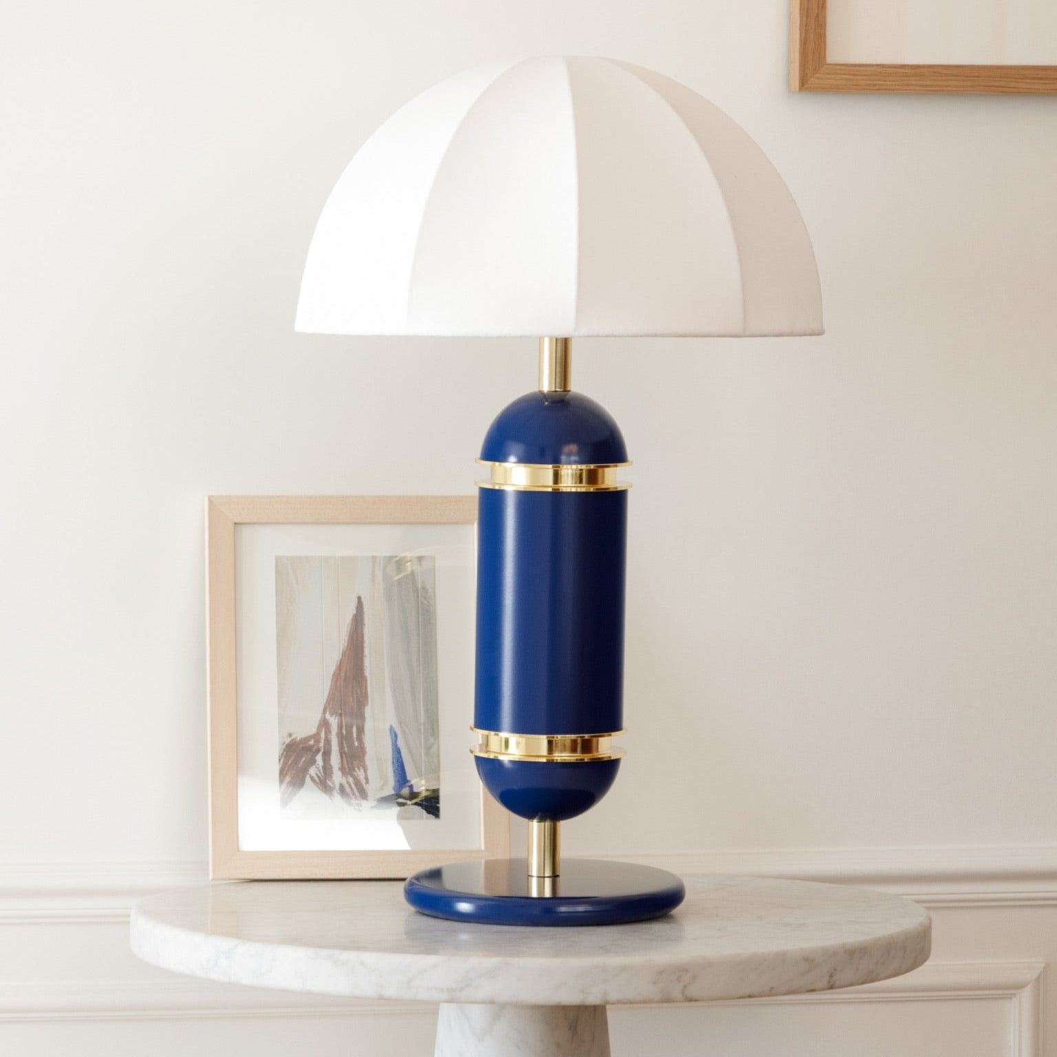 The Rosalie table lamp - Blue by COSIN Paris