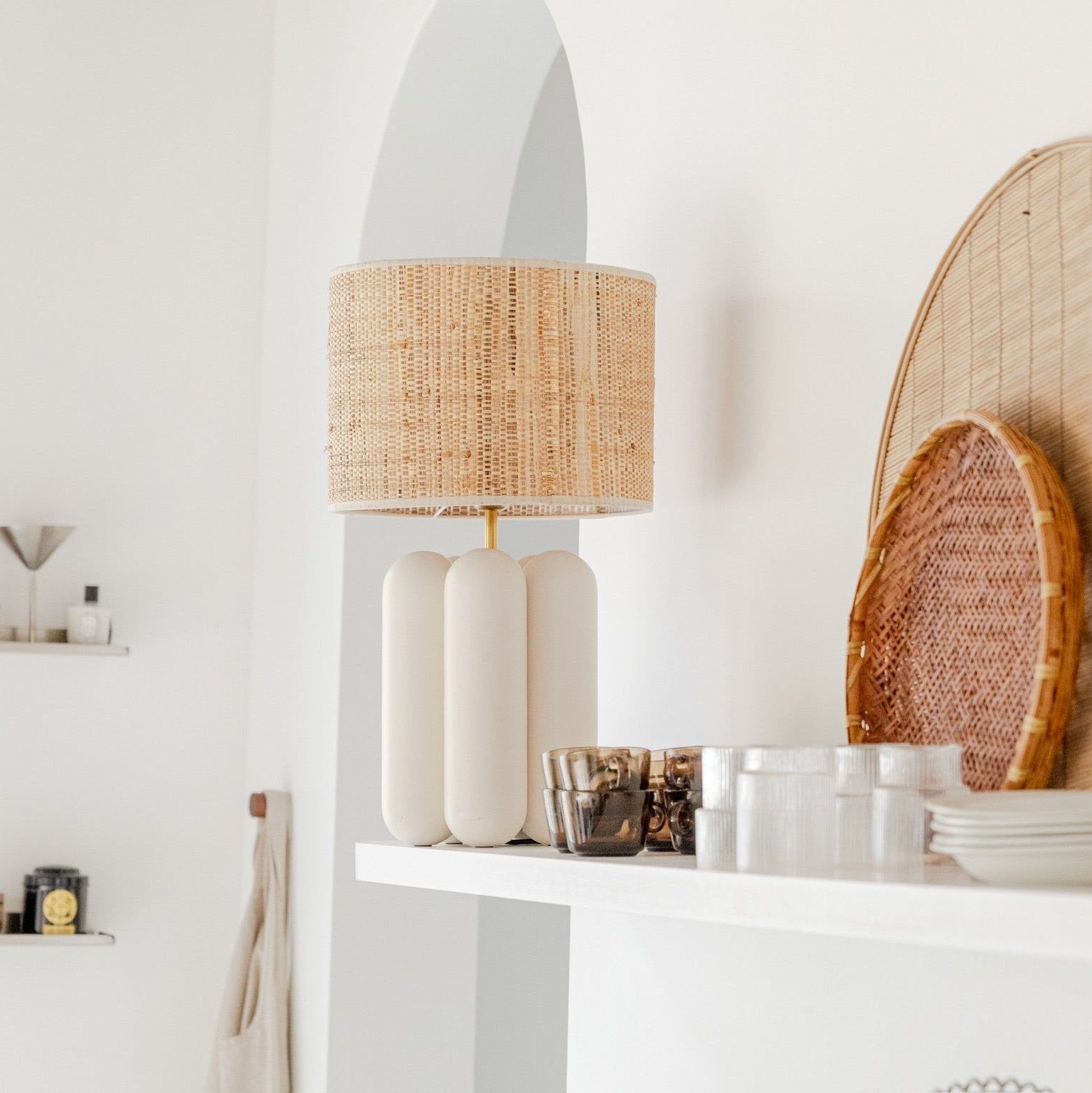 The Charlotte Lamp - Cream White by COSIN Paris