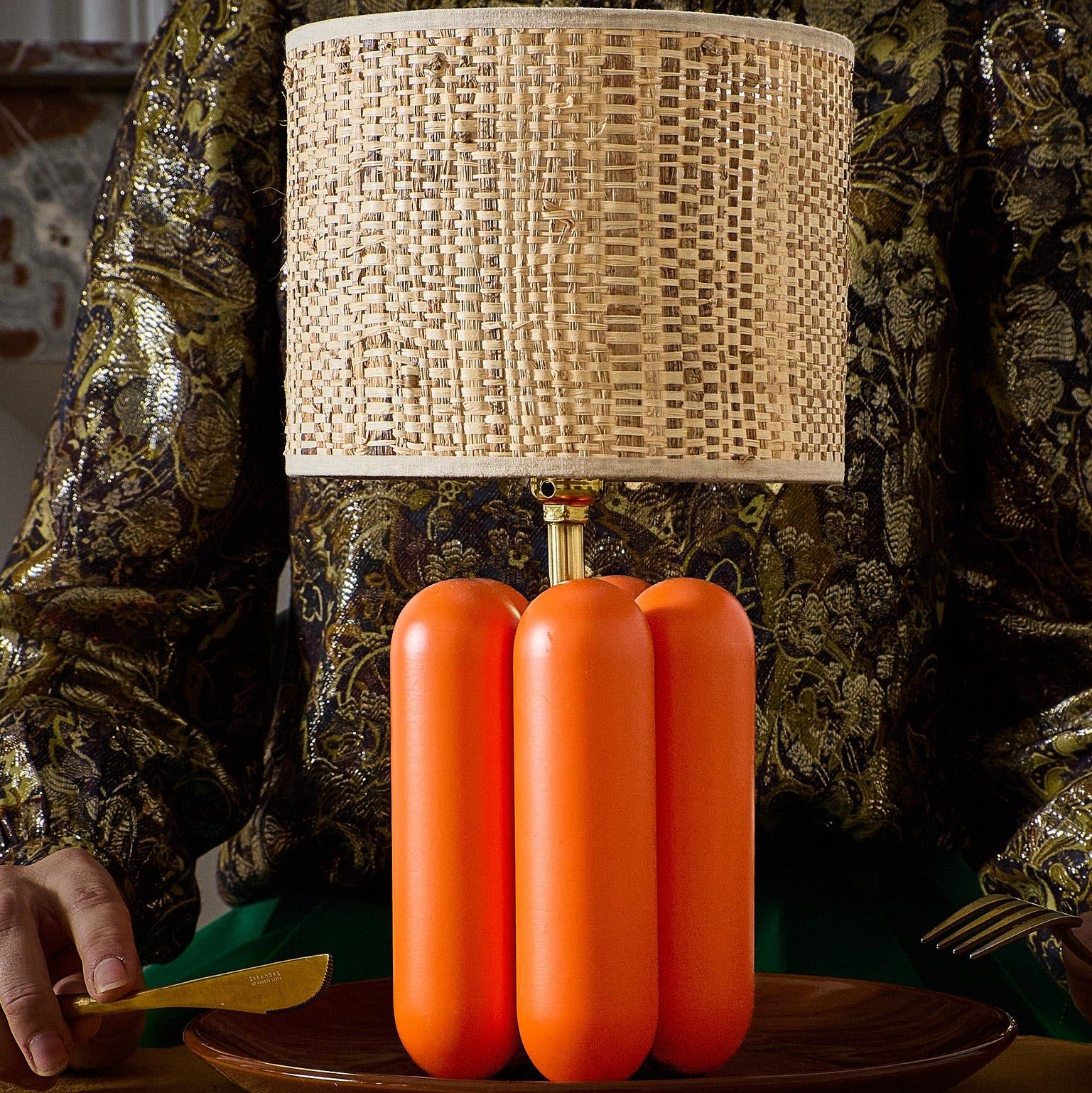The Little Charlotte Lamp - Pop Orange by COSIN Paris