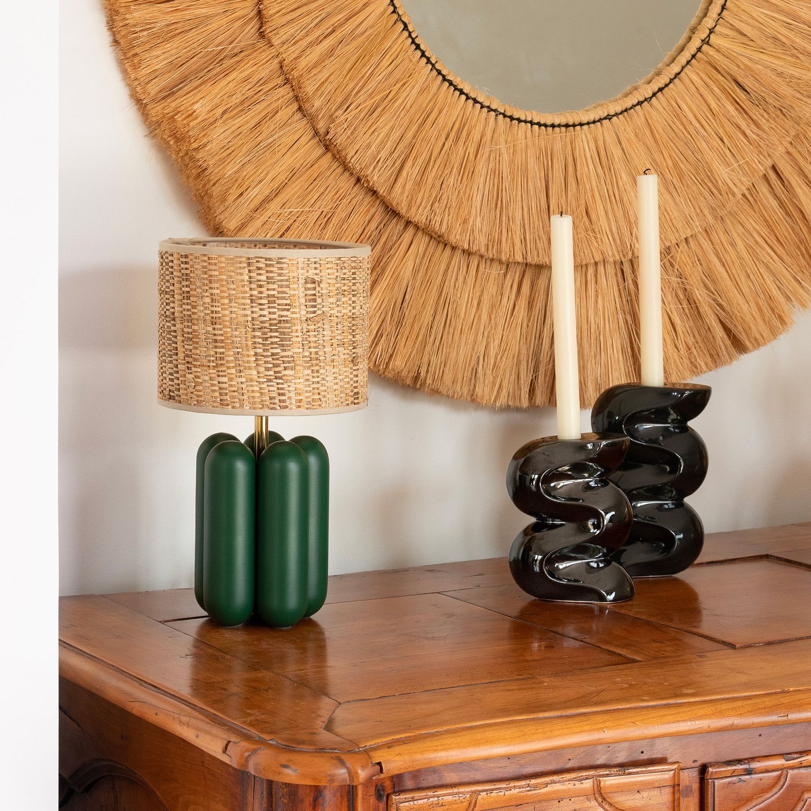The Little Charlotte Lamp - Green  by COSIN Paris