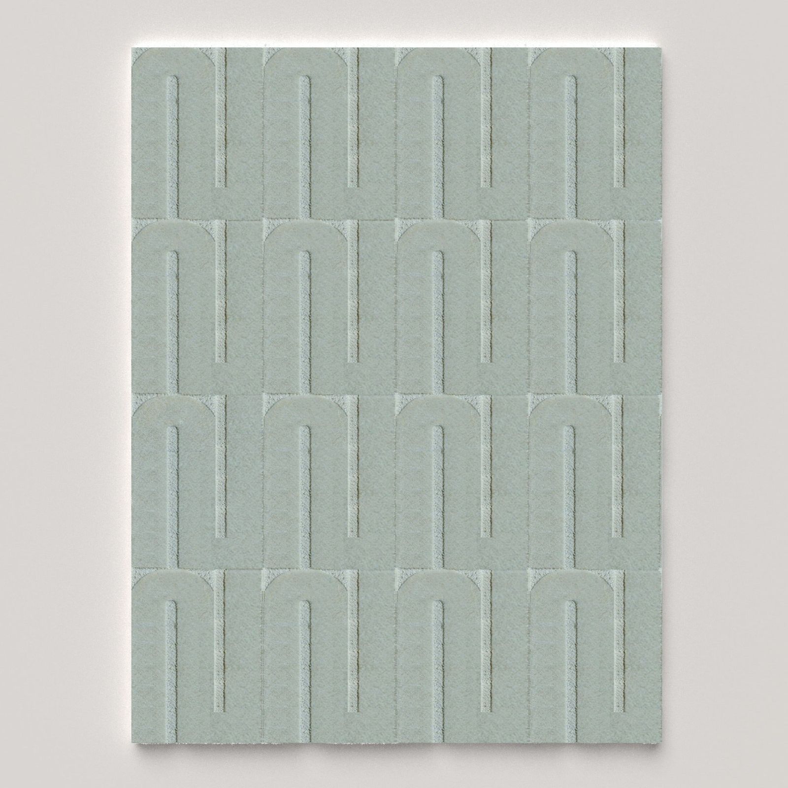 The Opera Wool Rug - Opaline Blue  by COSIN Paris