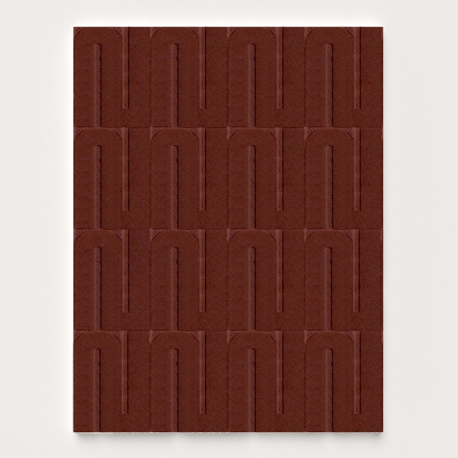 The Opera Wool Rug - Terracotta  by COSIN Paris