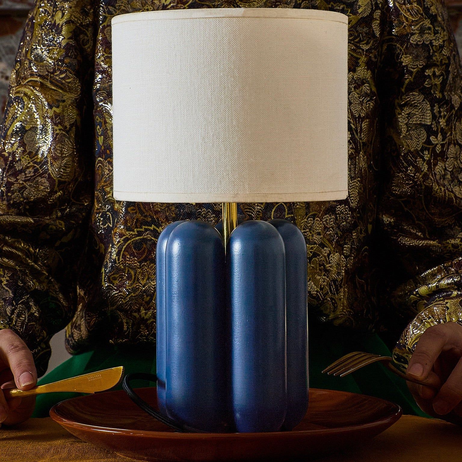The Little Charlotte Lamp - Midnight Blue by COSIN Paris