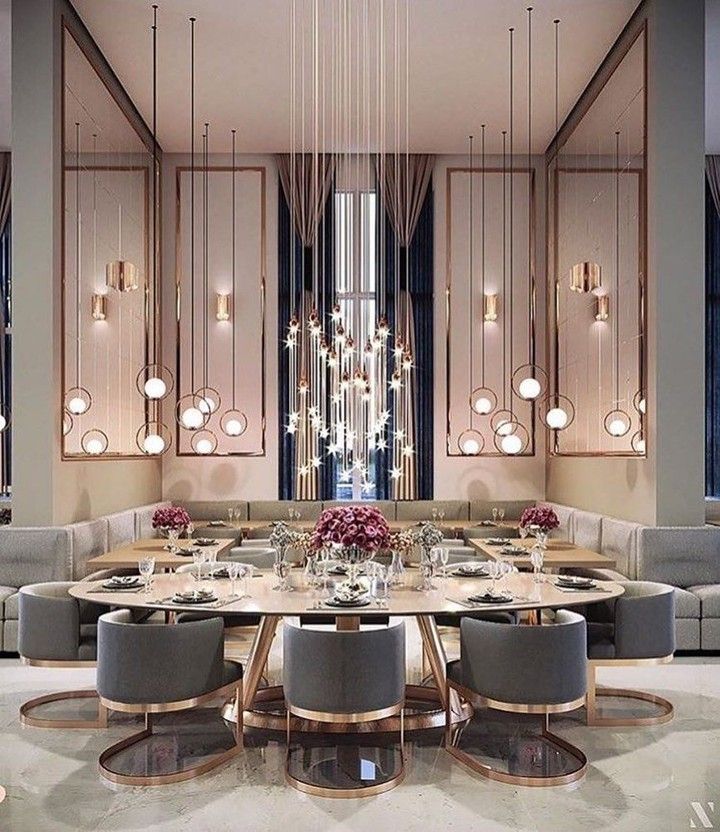 THE NUDE TONES IN CONTRAST WITH THE GOLDEN DETAILS by Covet House