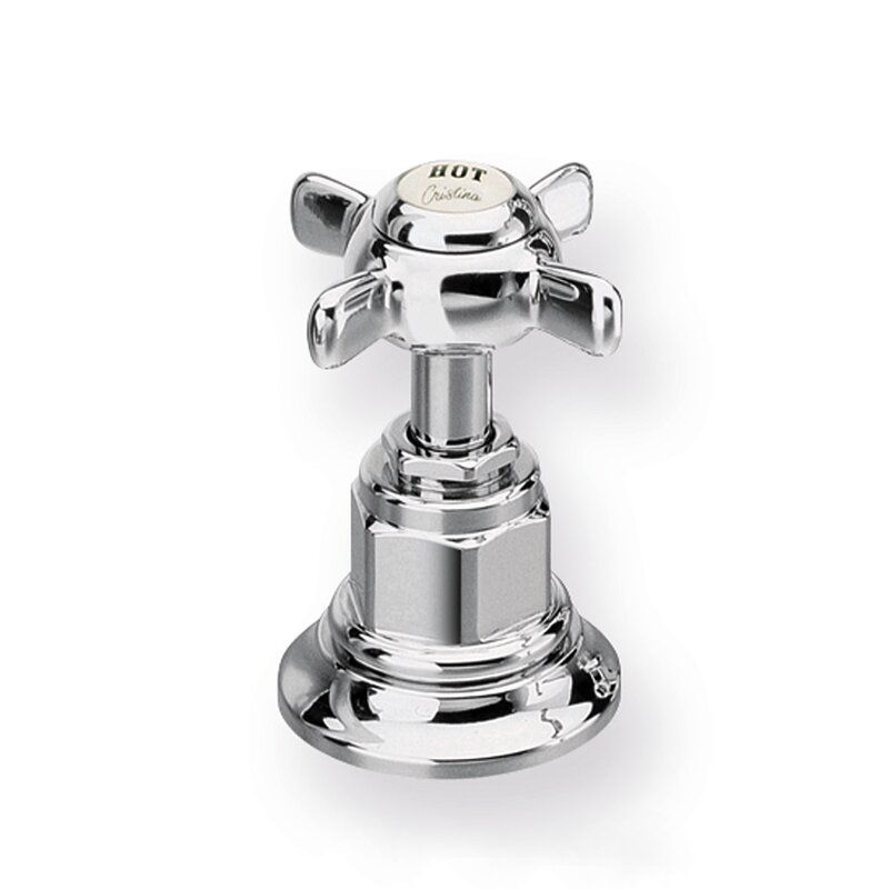 Londra CRILD621 - Wall-mounted 3/4" shut-off tap by CRISTINA Rubinetterie