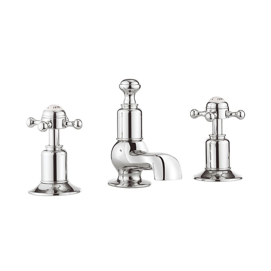 Belgravia 3 Hole Basin Tap by Crosswater