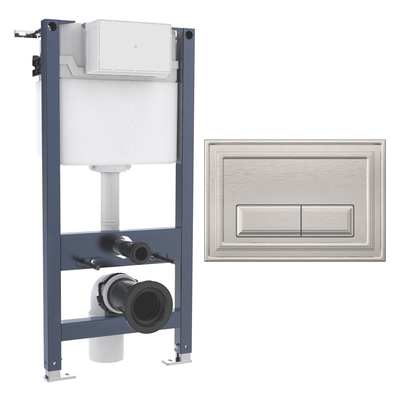 Belgravia Concealed Cistern Frame Set 2 by Crosswater