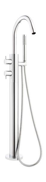 Kai Lever Thermo Bath Shower Mixer & Kit Chrome by Crosswater