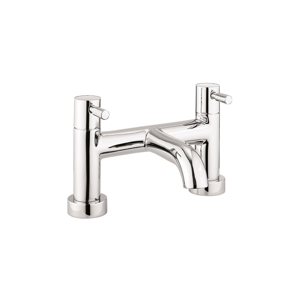 Fusion Bath Filler Dual Lever Chrome by Crosswater