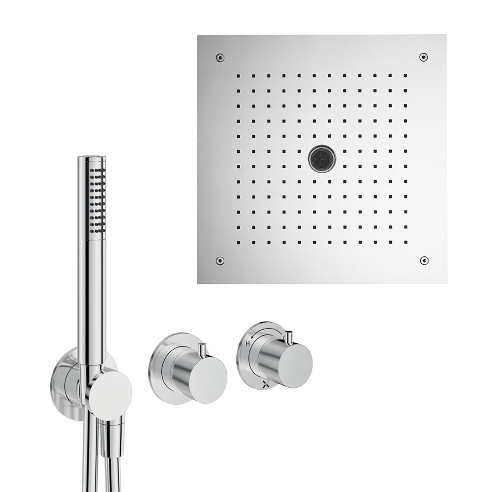 Module Plus Shower Set 9 with Ceiling Shower & Handset by Crosswater