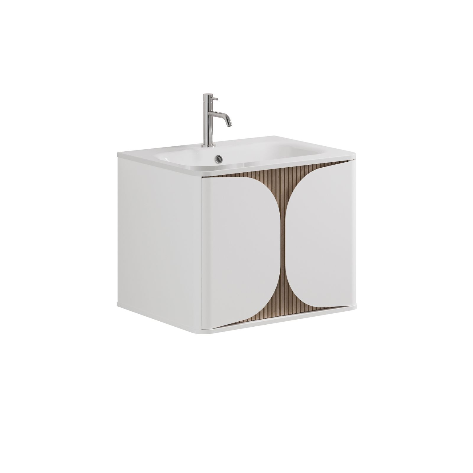 Tambour Wall Hung Furniture Unit with Basin - 600mm by Crosswater
