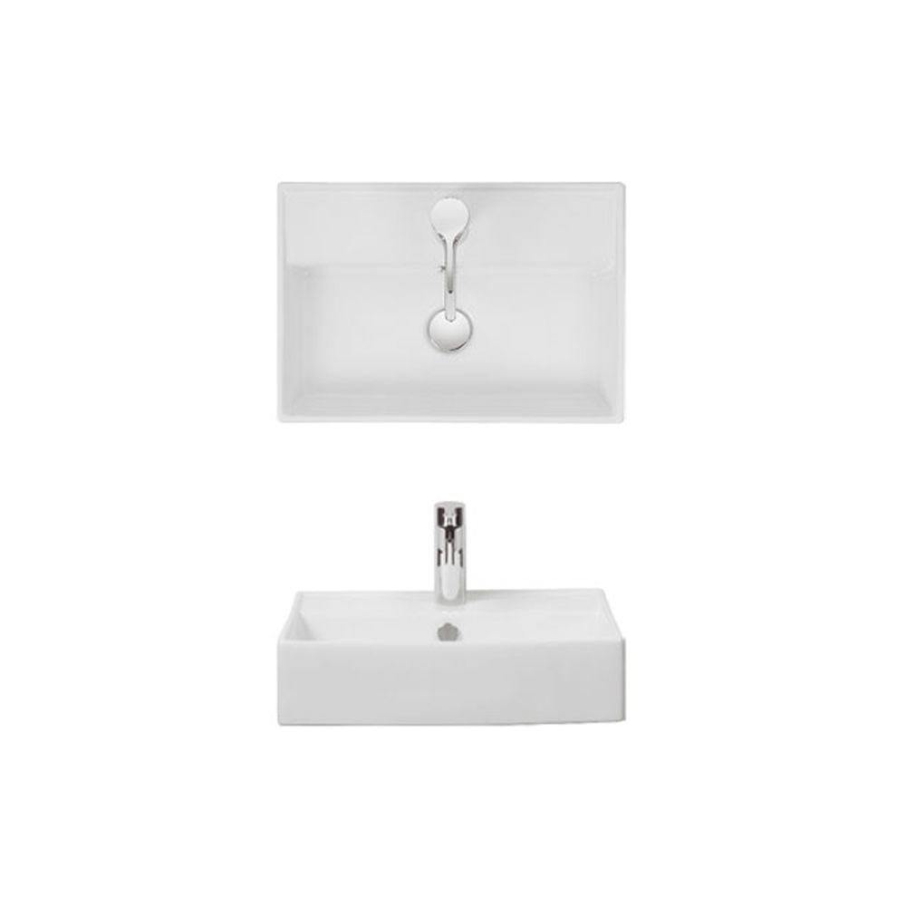 Turin Wall Mounted Basin by Crosswater