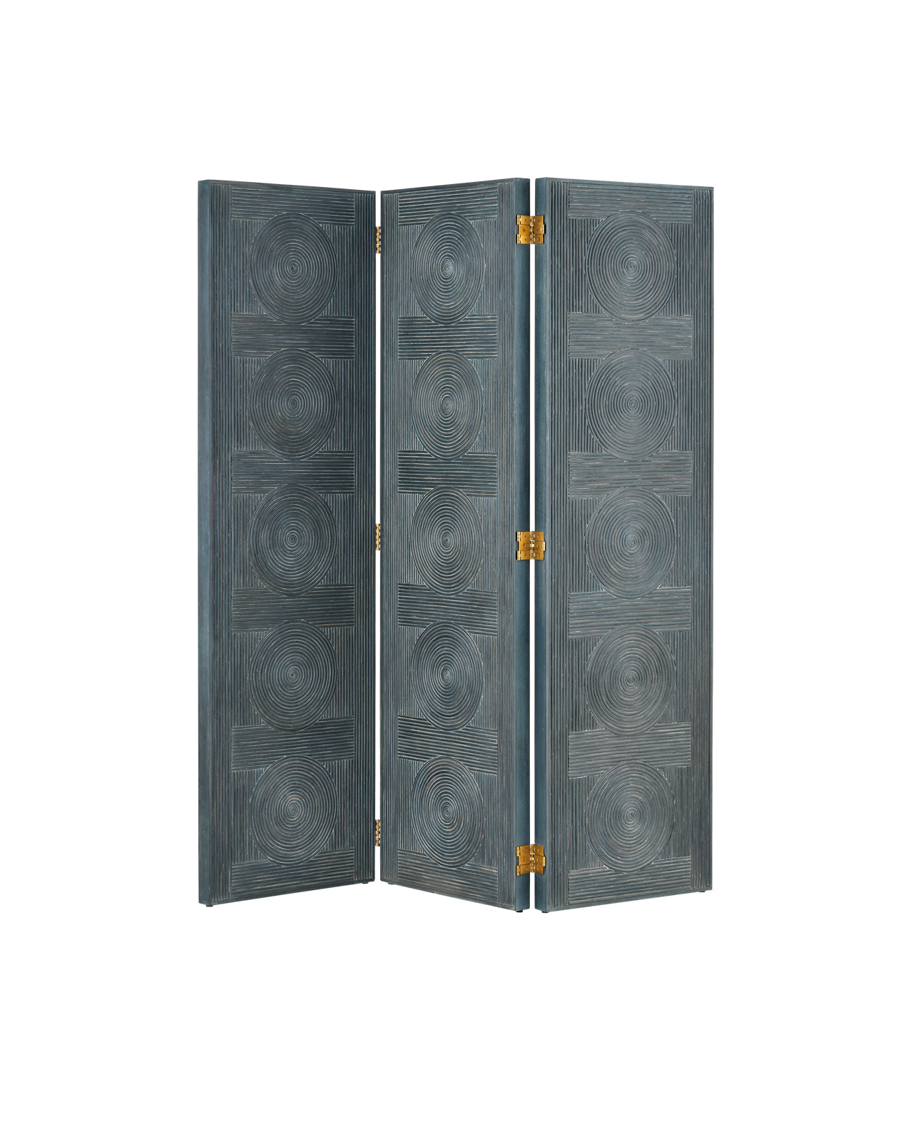 Santos Vintage Navy Screen by Currey and Company