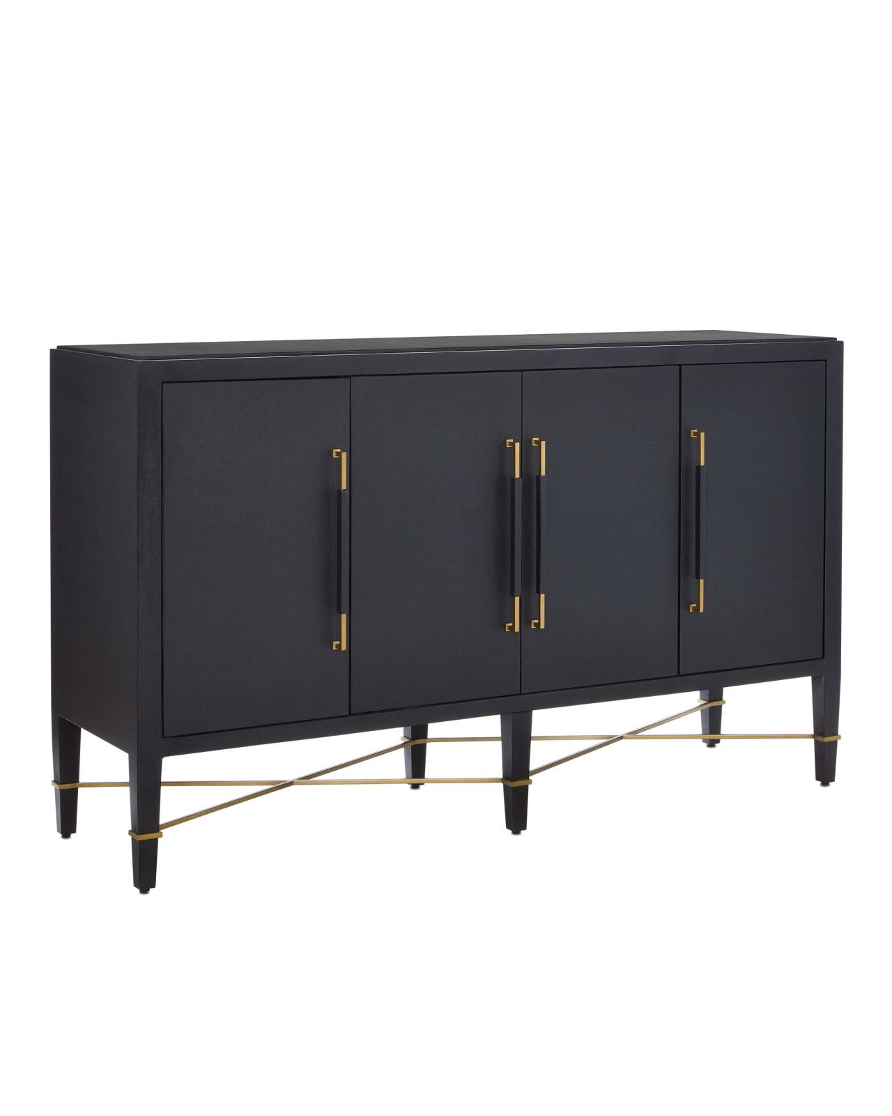 Verona Black Sideboard by Currey and Company