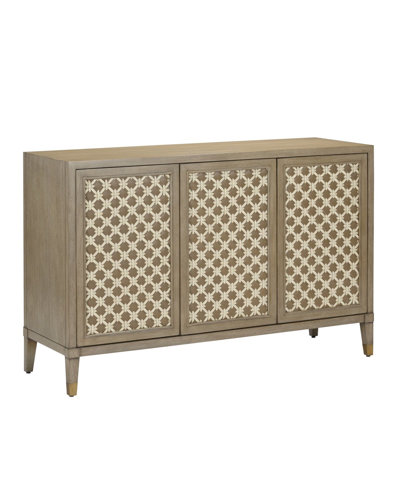 Bramford Wheat Cabinet by Currey and Company