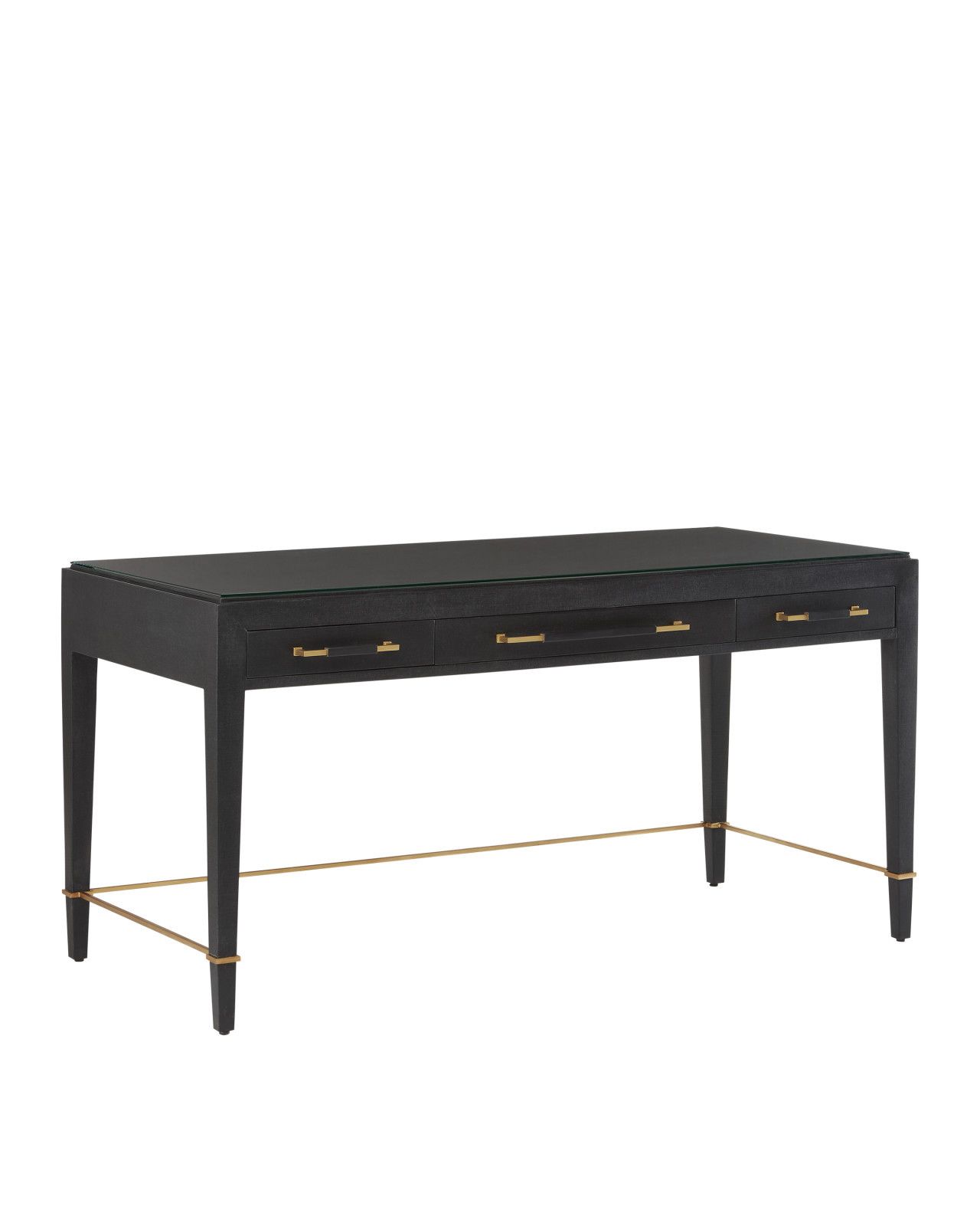 Verona Black Desk by Currey and Company