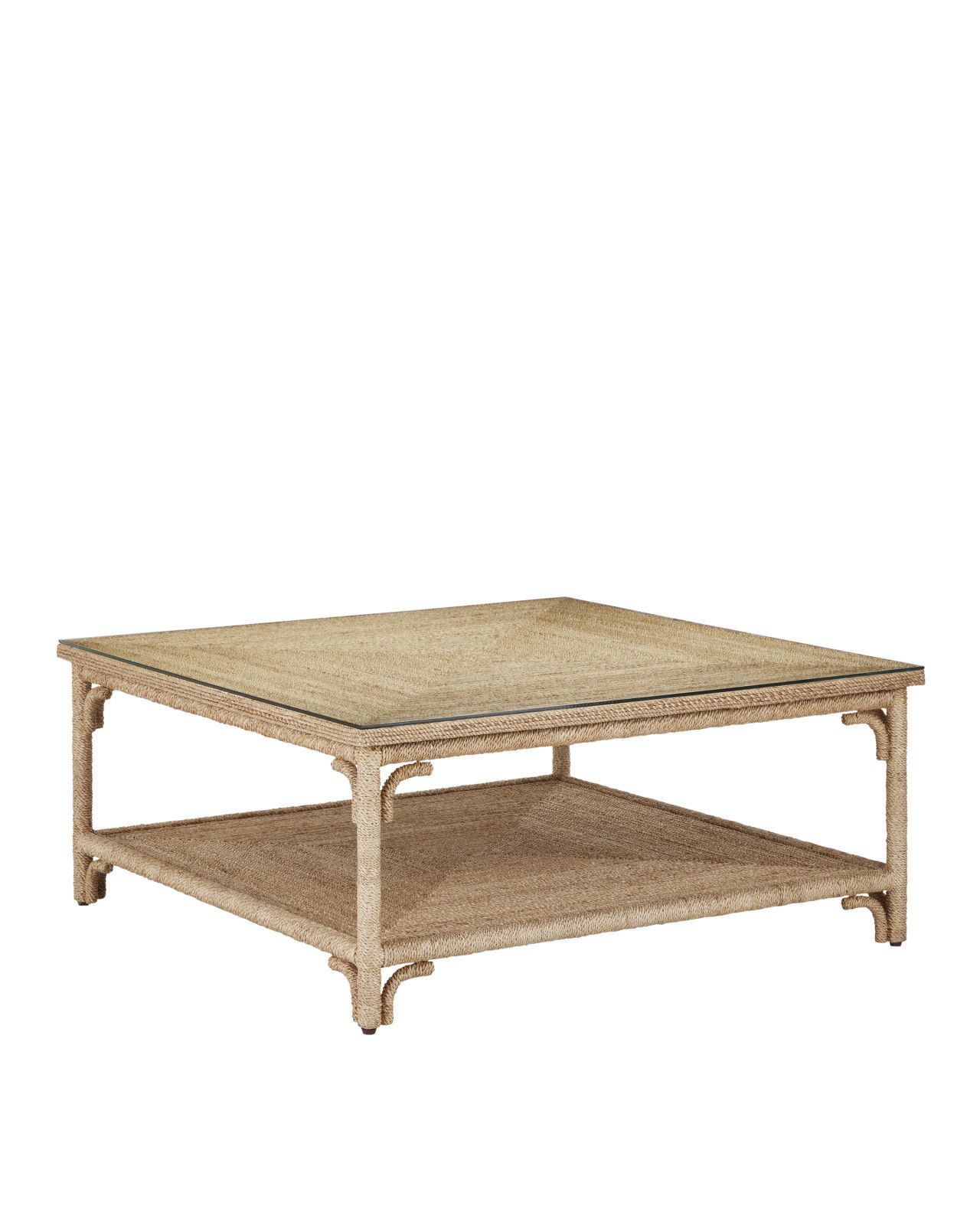 Olisa Rope Cocktail Table by Currey and Company