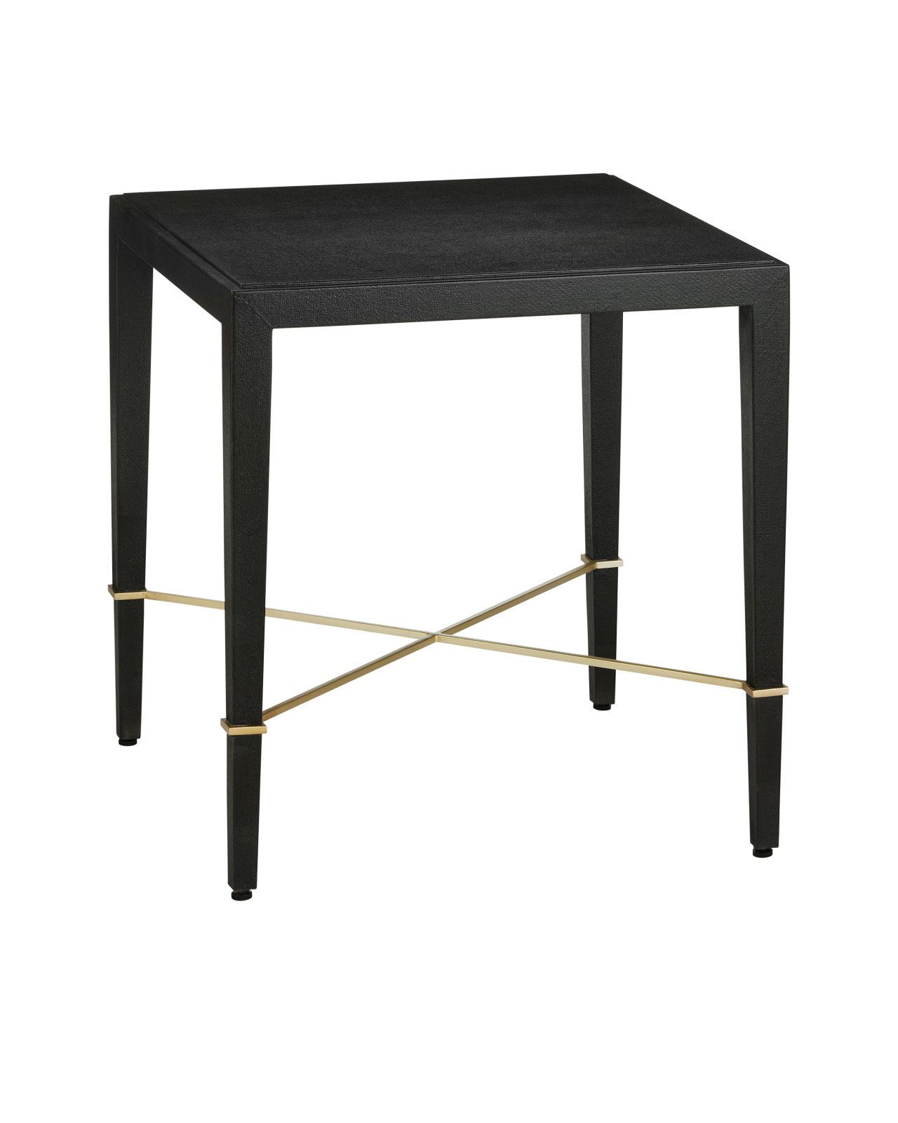 Verona Black End Table by Currey and Company
