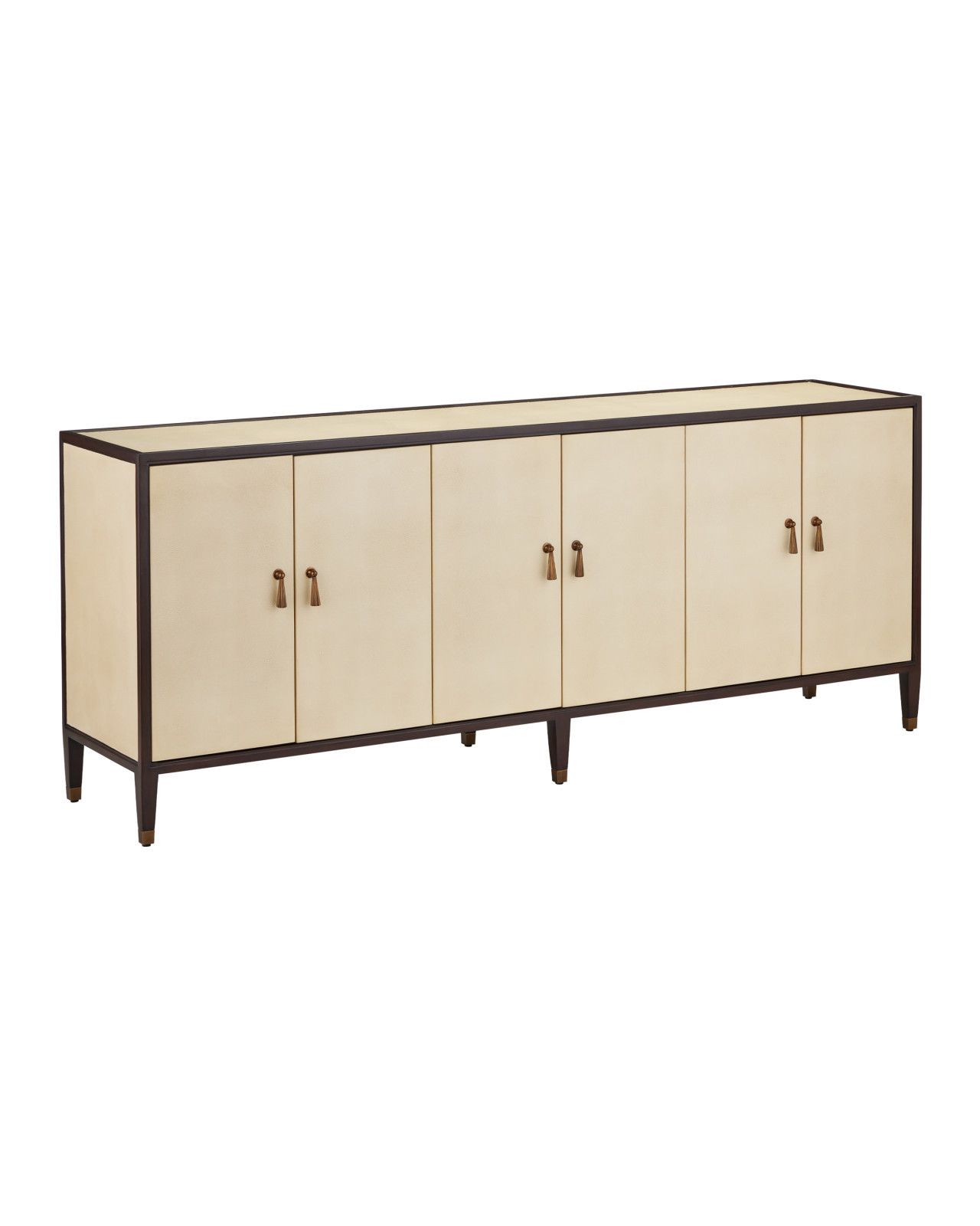 Evie Large Shagreen Credenza by Currey and Company