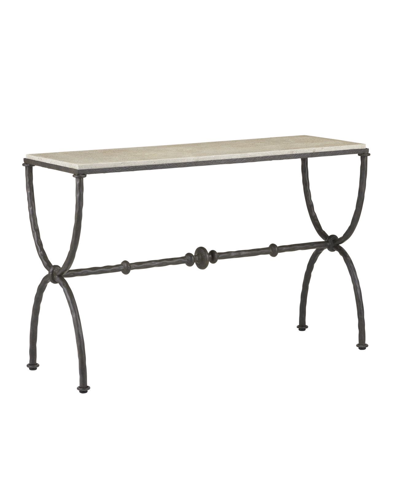 Agora Natural Console Table by Currey and Company