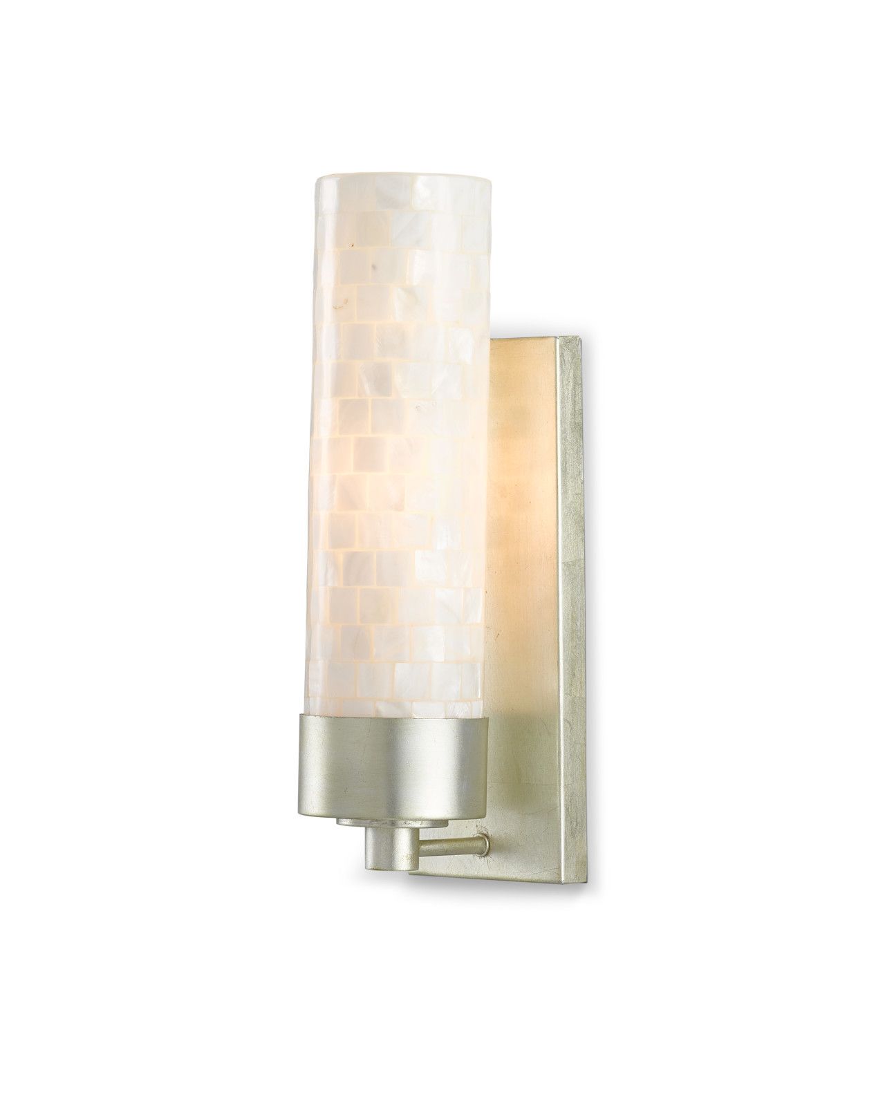 Abadan Silver Wall Sconce by Currey and Company